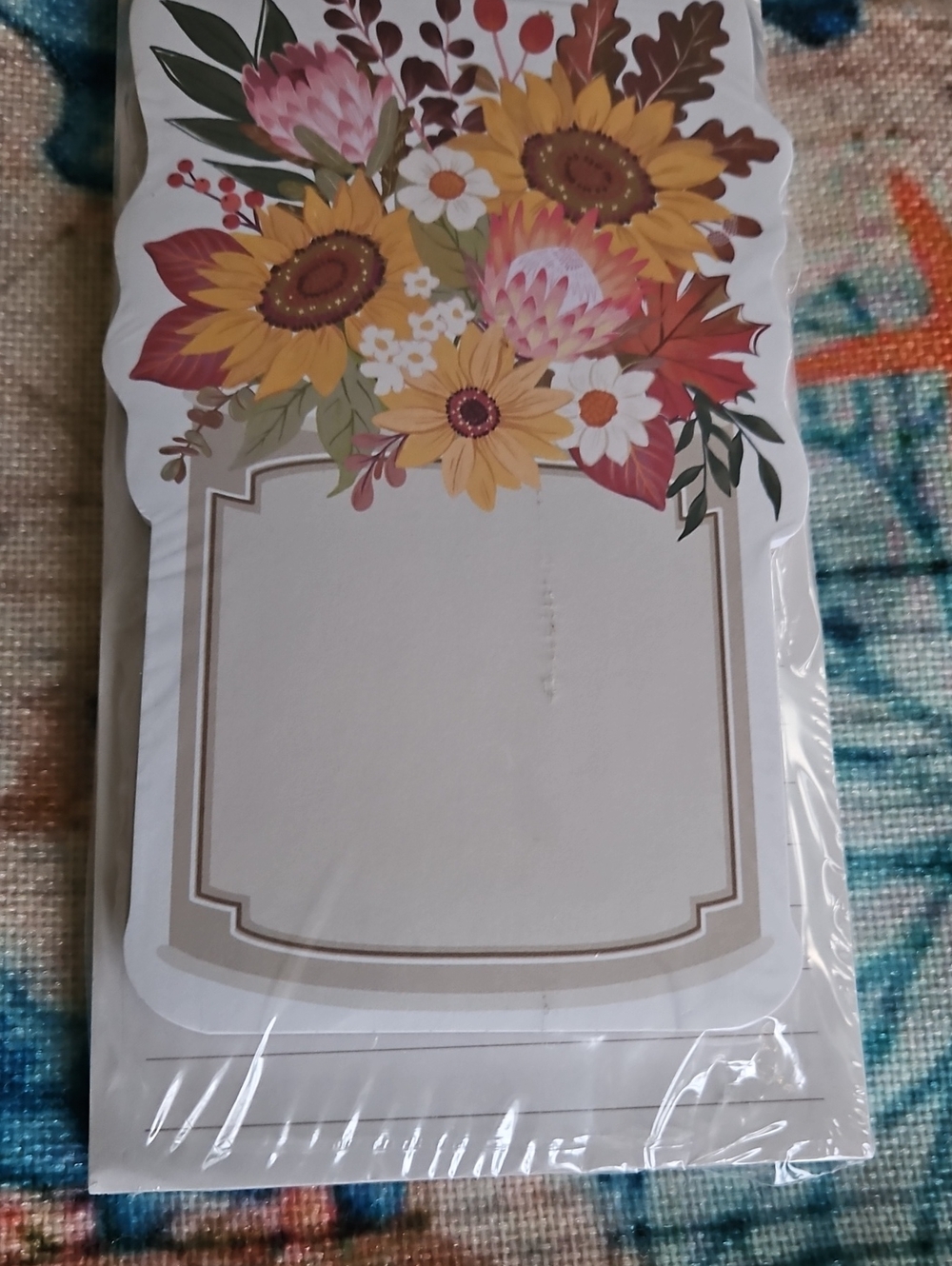 "Hello Fall" Floral Notepads - Picture 6 of 10